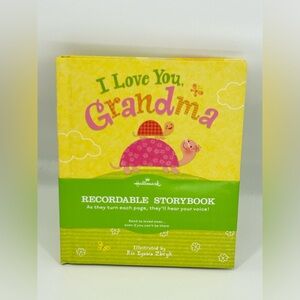 "NEW" HALLMARK I Love You‎ Grandma Hardcover Recordable Storybook